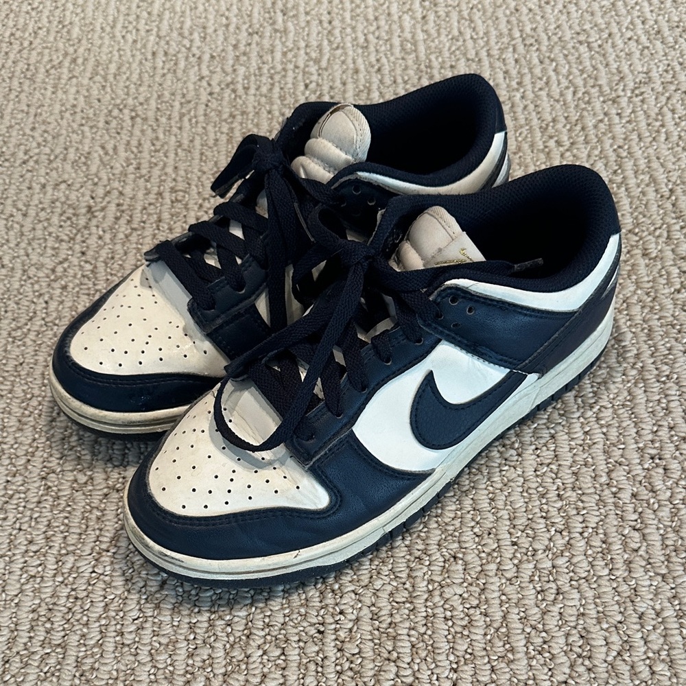 Nike Air Force 1 Navy and White Sneakers